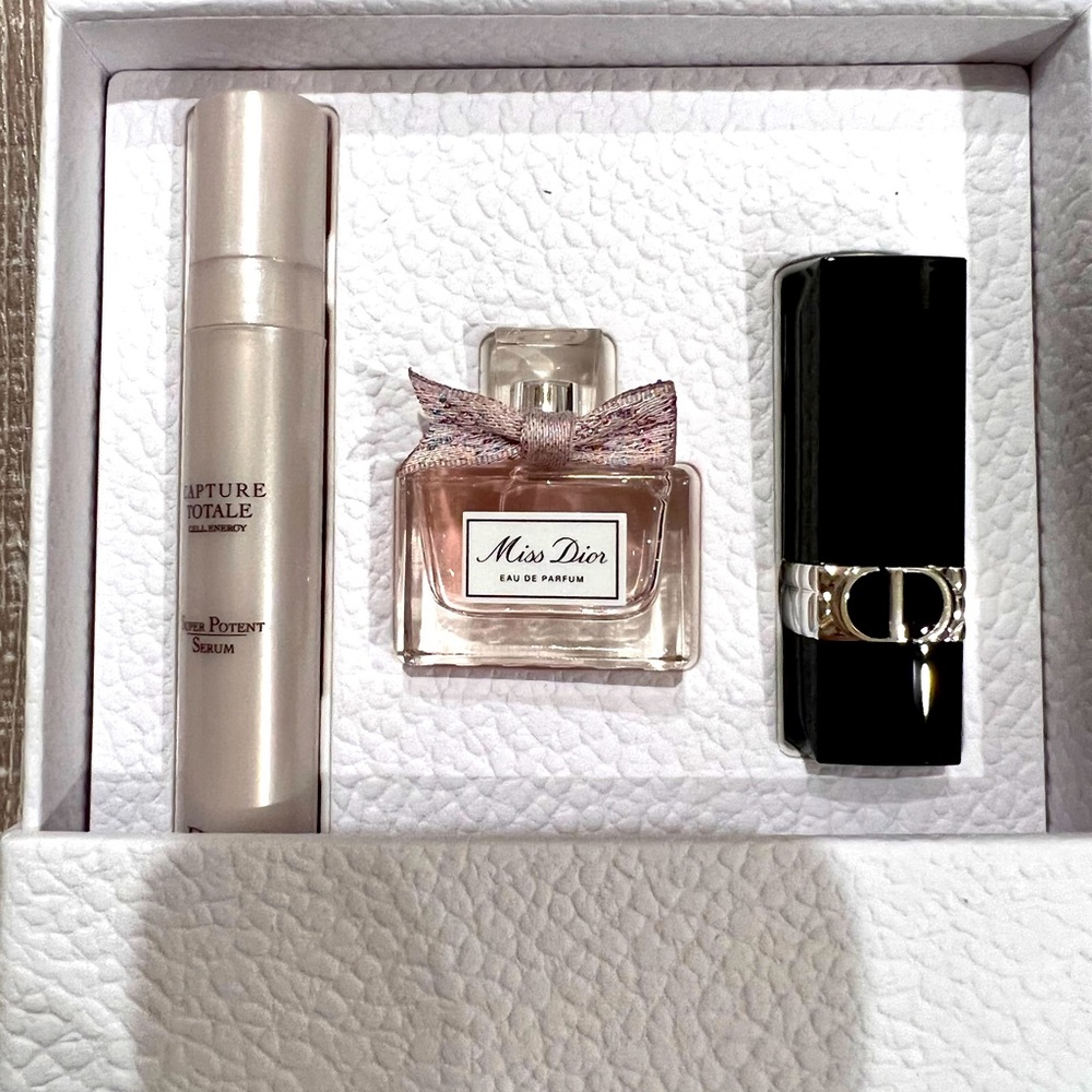 Dior skincare cosmetic set